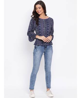 Floral Wave Women Top 2