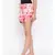 Red Floral Nightwear Women Shorts