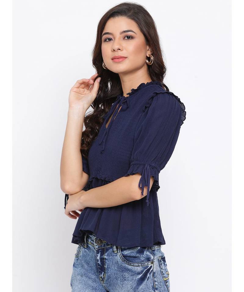 Ocean Dobby Women Top