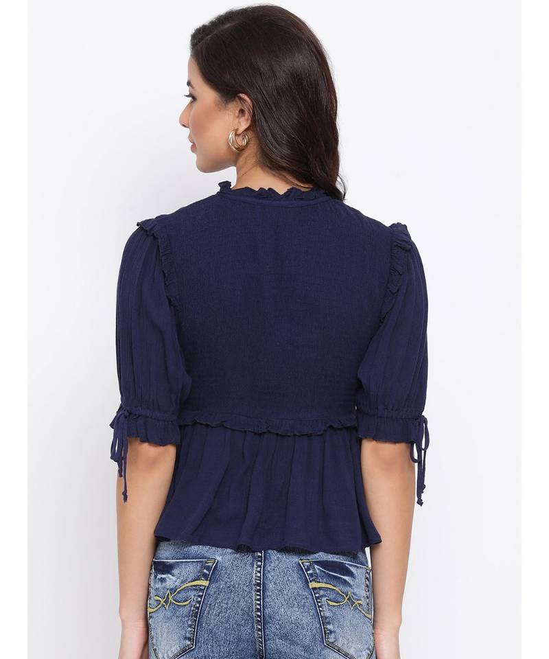 Ocean Dobby Women Top