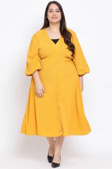 Sunset Pin Maxi Plus Size Women Dress