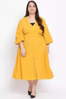 Sunset Pin Maxi Plus Size Women Dress