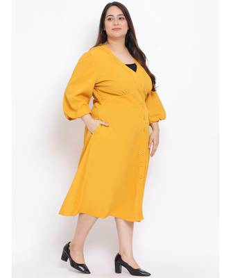 Sunset Pin Maxi Plus Size Women Dress 3