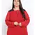 Wine Lace Plus Size Women Top