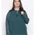 Green Forest Plus Size Women Top