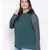 Green Forest Plus Size Women Top