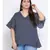Stripe Gallaway Plus Size Women Tunic