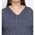 Stripe Gallaway Plus Size Women Tunic