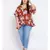 Floral Merry Plus Size Women Tunic