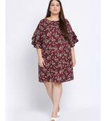 Floral Stylized Plus Size Women Dress
