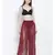 Wine Ballad Slit Beachwear Pant