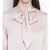 Shimmer Besotted Style Collar Women Tie Top