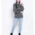 Block Chain Belfort Style Collar Women Tie Top