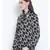 Block Chain Belfort Style Collar Women Tie Top