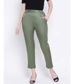 Green Pattern Women Pant