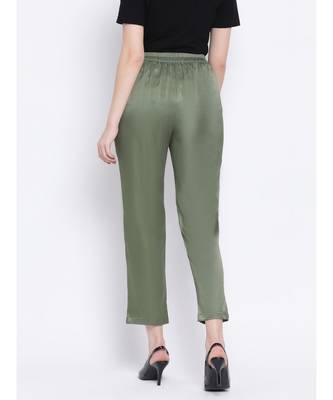 Green Pattern Women Pant 4