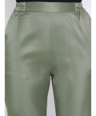 Green Pattern Women Pant 5