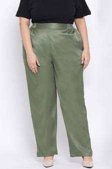 Green Nora Plus Size Women Pant