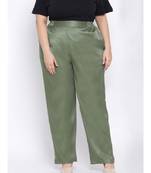 Green Nora Plus Size Women Pant