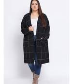 Plaid Definition Plus Size Women Blazer