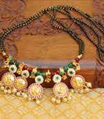 Multicolor agate mangalsutra