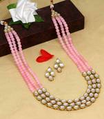 Pink necklace-sets