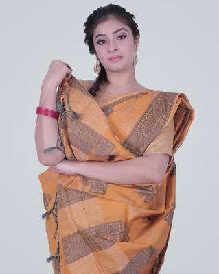 Semi Silk Banarasi Meena Saree 3