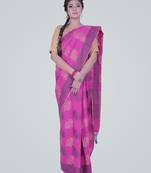 Semi Silk Banarasi Meena Saree