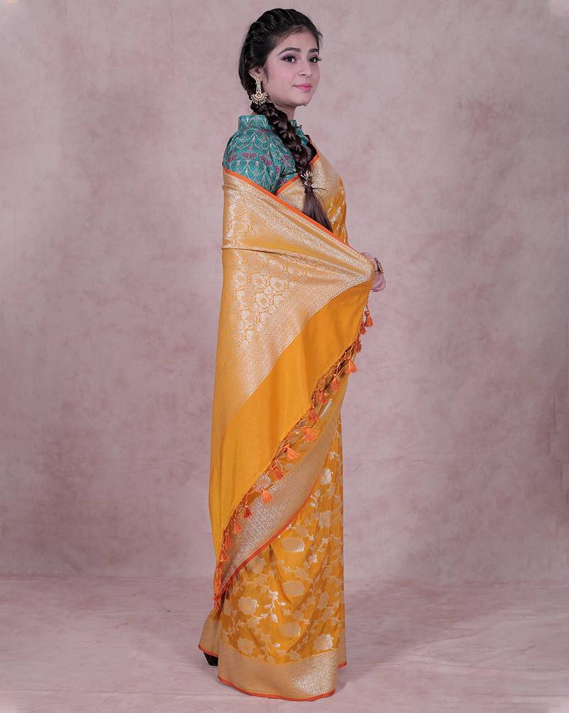 Kataan Silk Banarasi Saree