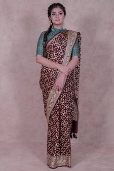 Pure Chiffon Silk Banarasi Saree