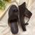 vegan leather starpes ladies footwear