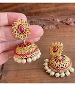 Unique Designer Trendy Ruby Jhumkkas Dj01519