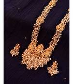 Gorgeous Golden Temple Set in Pearl Setting