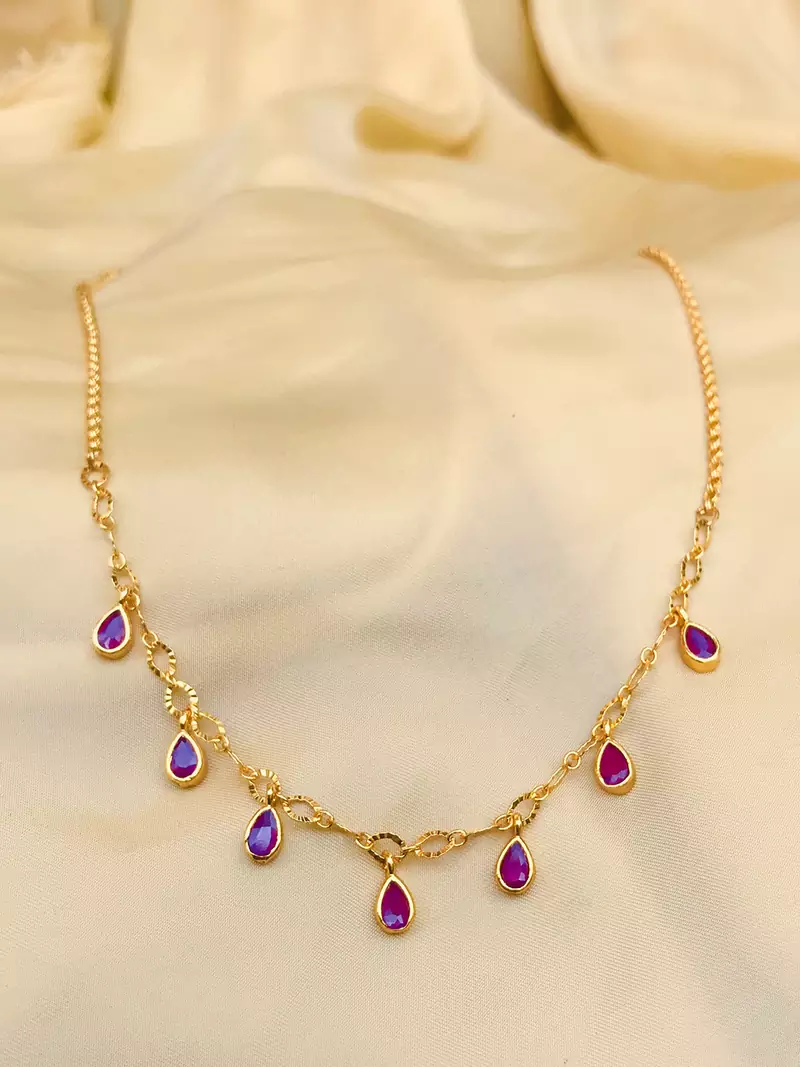 Pink necklaces