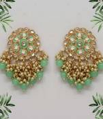 Green danglers-drops