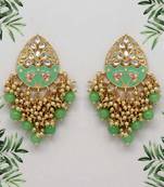 Green danglers-drops