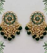 Green danglers-drops