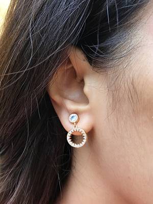 White earrings 1