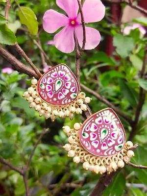 White earrings 1