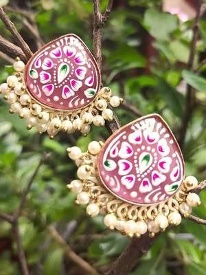 White earrings 3