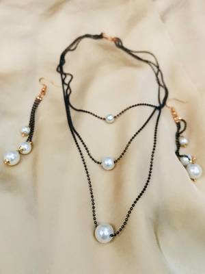 White mangalsutra 1