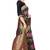 Black woven art silk  saree with blouse