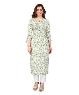 Green printed rayon kurtas-and-kurtis 1