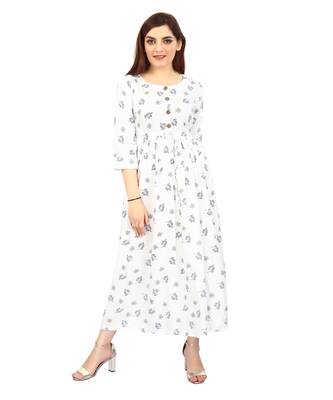 White printed rayon kurtas-and-kurtis 1