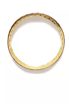  Designer RED meenakari work kundan stone bridal wedding bangle set