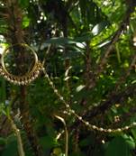 Designer kundan pearl stone bridal wedding nose ring indian style nath with pearl line