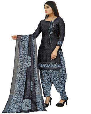 Rajnandini Navy-blue printed cotton salwar 4