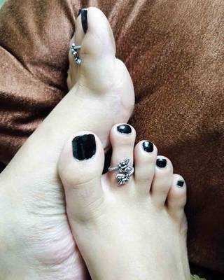 Silver toe-rings 1