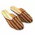 Gold and Red Mules Jutis For Women