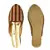 Gold and Red Mules Jutis For Women